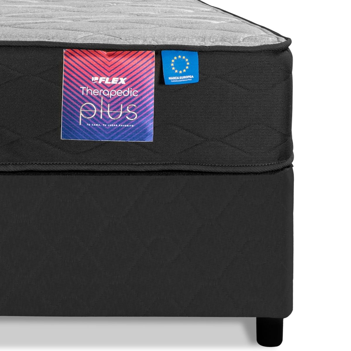 FLEX - Cama Americana 2 Plazas Therapedic Flex + Respaldo