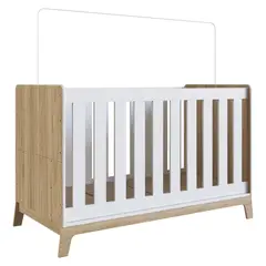 KIDSCOOL - Cuna De Madera Funcional 136,6 Cmx68 Cm