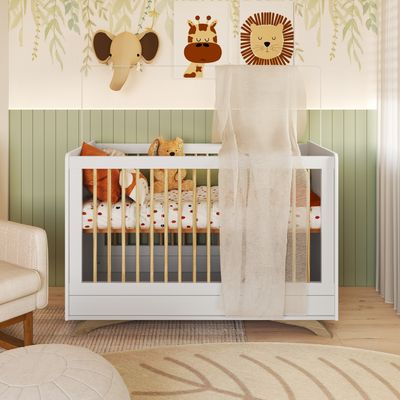 Imagen 2 del producto Cuna De Madera Funcional 133 Cmx70 Cm