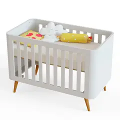 KIDSCOOL - Cuna De Madera Funcional 135 Cmx75 Cm