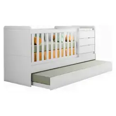 KIDSCOOL - Cuna De Madera Funcional 194 Cmx85,5 Cm