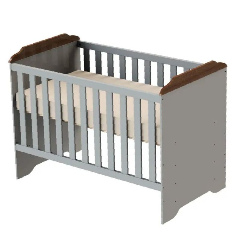 KIDSCOOL - Cuna Mel 3 En 1 Gris Maderado Kidscool