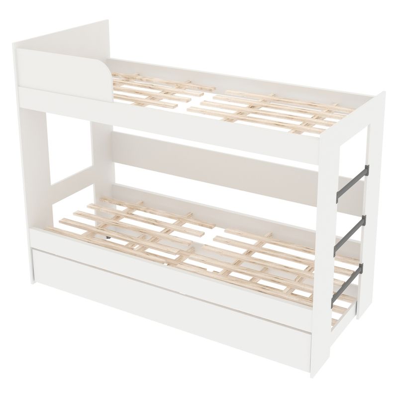 TECNOMOBILI - Cama Triple (Cm8003) Blanco Tecnomobili