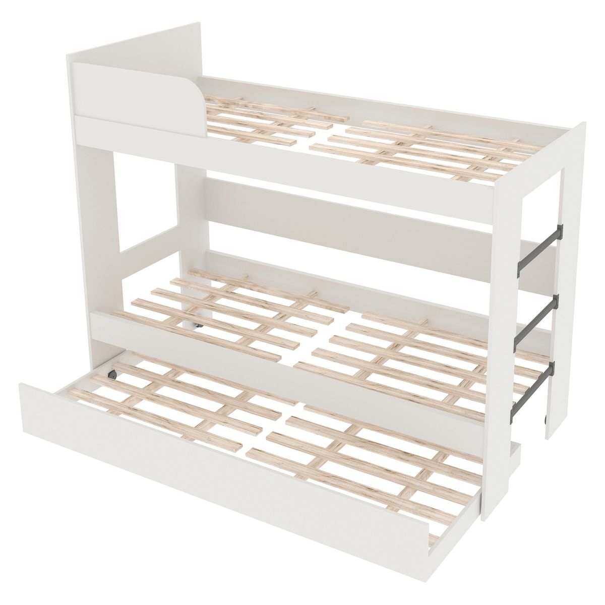TECNOMOBILI - Cama Triple (Cm8003) Blanco Tecnomobili