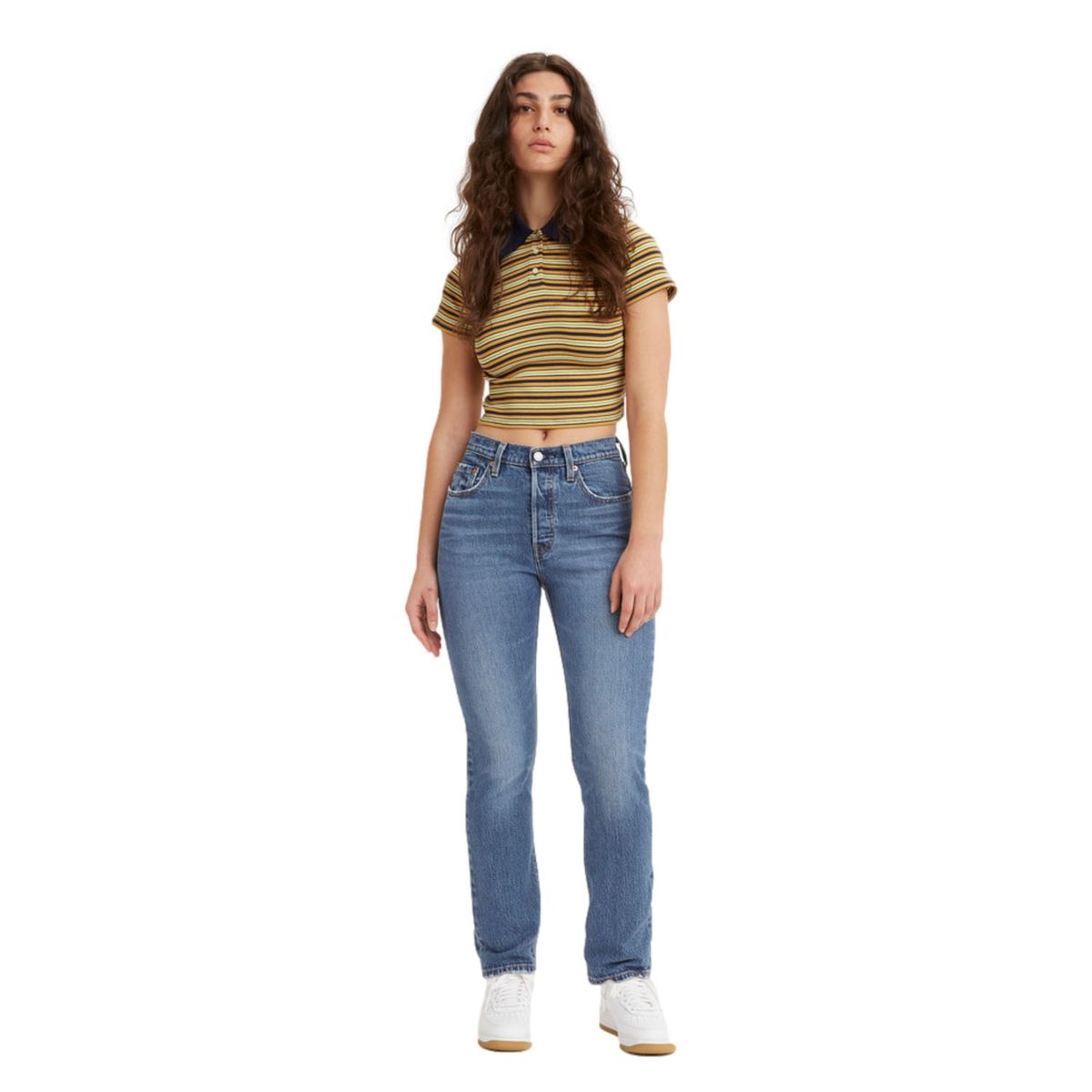 LEVIS - Jeans Straight Tiro Alto Mujer Levis