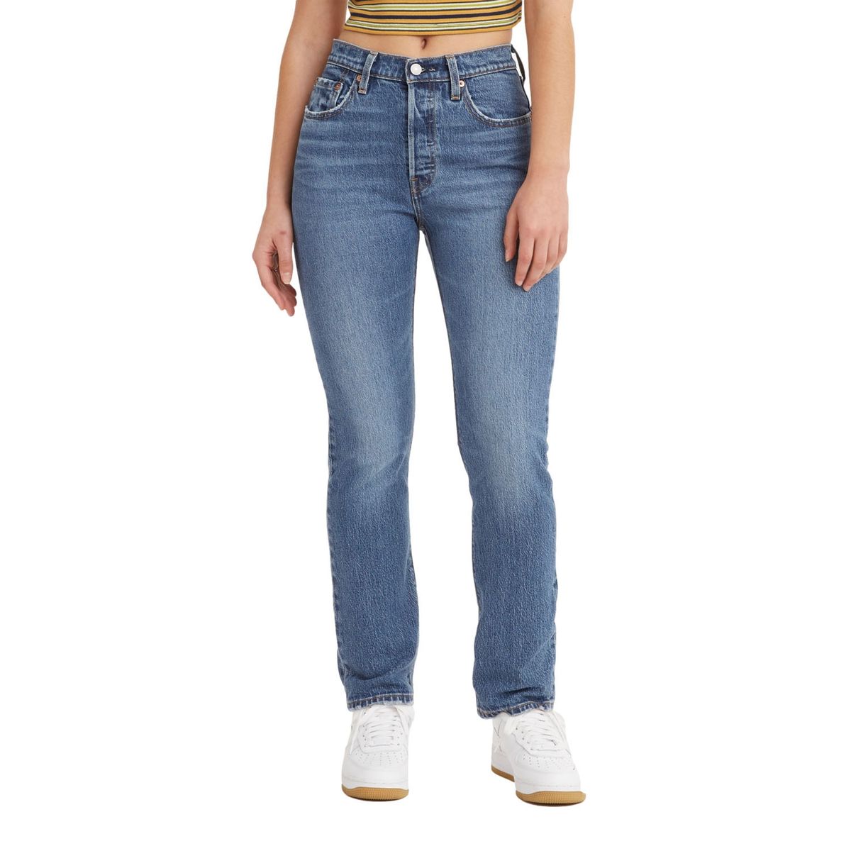 LEVIS - Jeans Straight Tiro Alto Mujer Levis