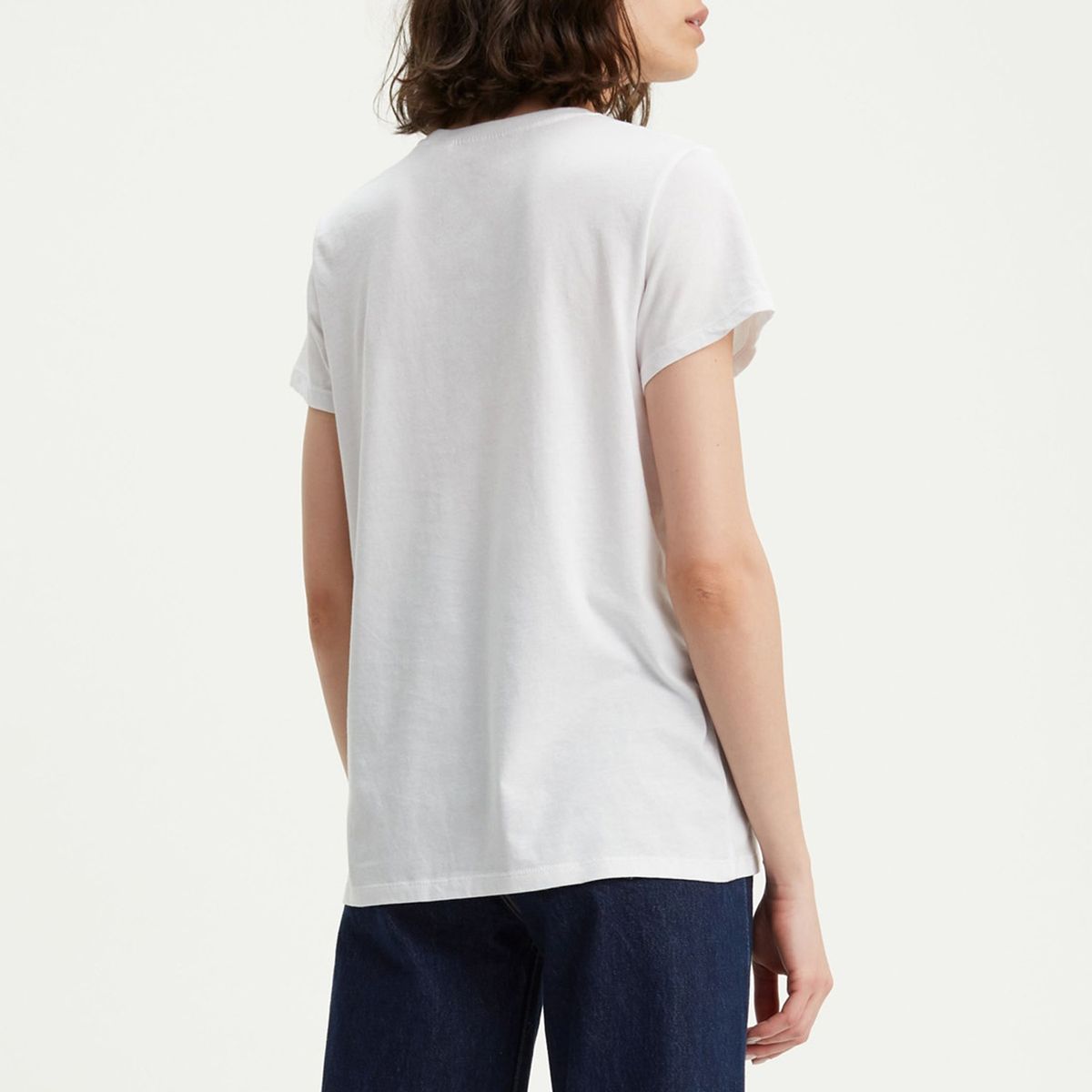 LEVIS - Polera Mujer Manga Corta Regular Fit Blanco Levis