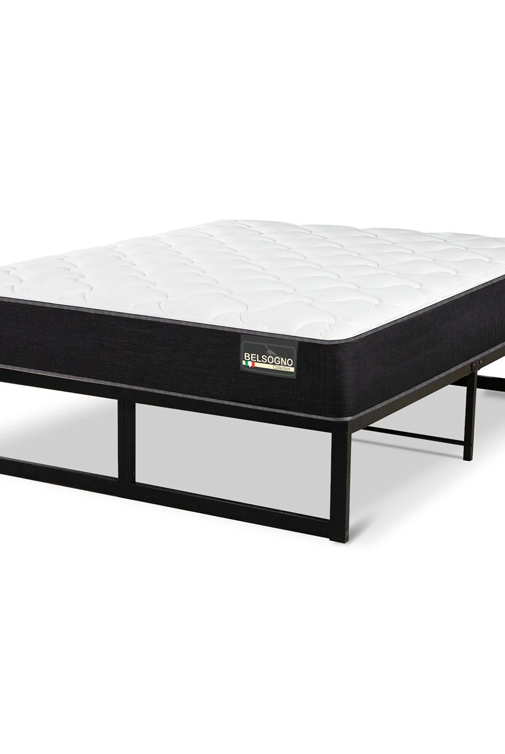 BELSOGNO - Cama Iron  Smart Plus 2 Plazas X 1.90Mt Base Normal Belsogno