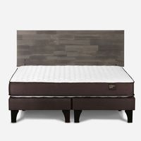 Cama Europea Ergo T 2 Plazas + Respaldo