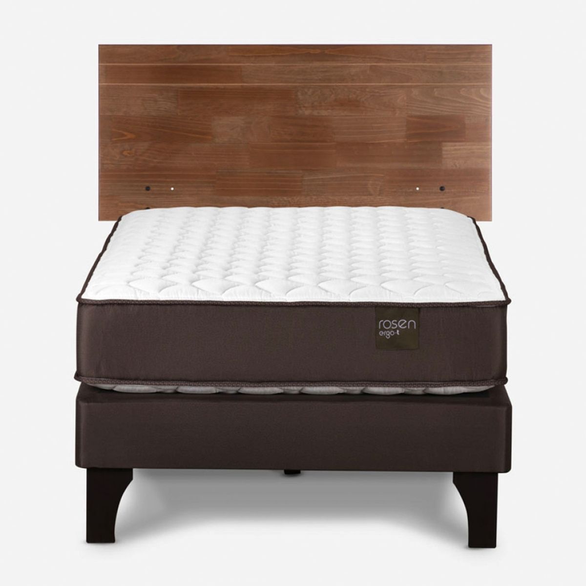 ROSEN - Cama Europea Ergo T 1 Plaza + Respaldo Rosen