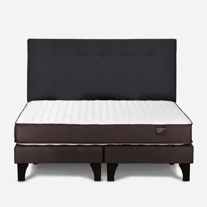 ROSEN - Cama Europea Ergo T King + Respaldo Rosen