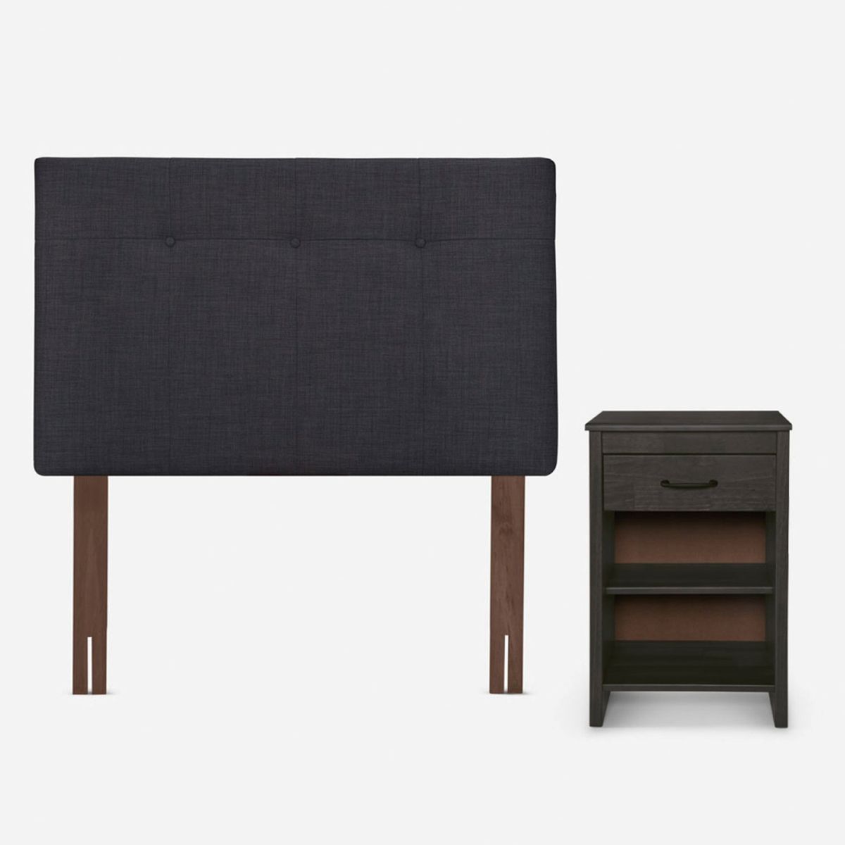 ROSEN - Cama Europea 1 Plaza Ergo + Respaldo Rosen