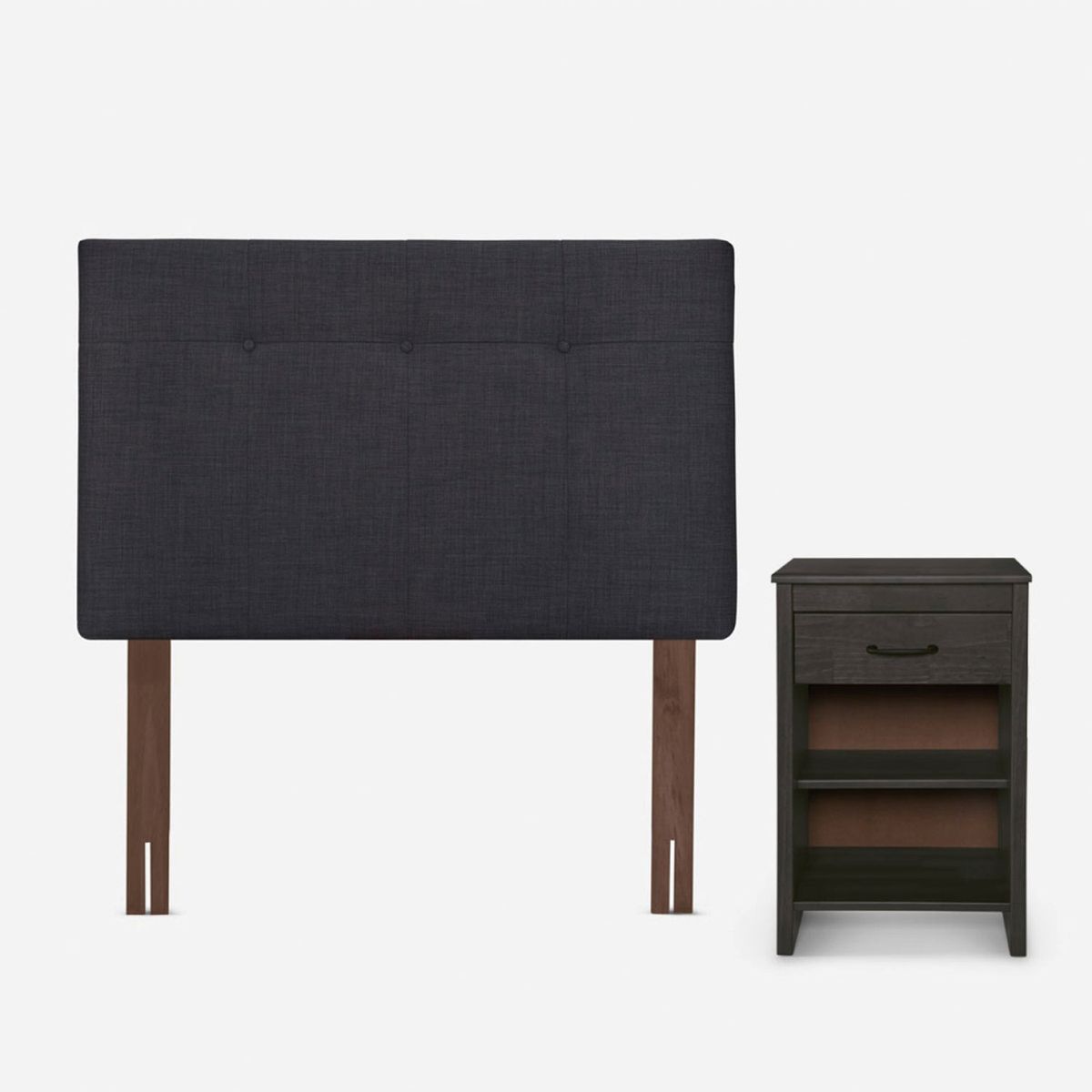 ROSEN - Cama Europea 1.5 Plaza Ergo Rosen + Respaldo