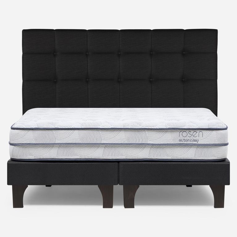 ROSEN Cama Europea Autonomy Sky Super King X 2.00 CM Base Dividida + Respaldo