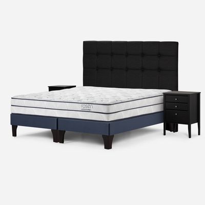 Imagen 2 del producto Cama Europea Autonomy King + Respaldo + 2 Velador