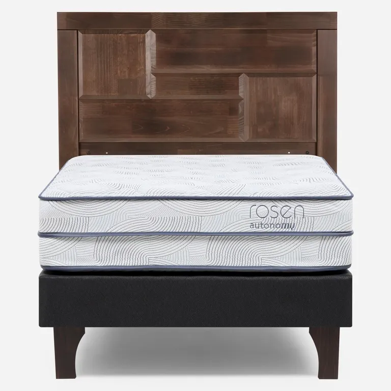 Cama Europea Autonomy Sky 1.5 Plazas x 2.00mt + Respaldo