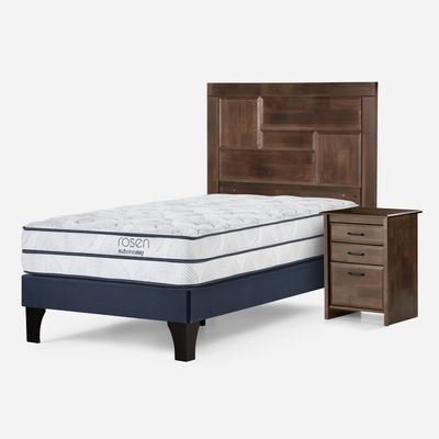 Imagen 2 del producto Camas Europeas Autonomy 1.5 Plazas + Respaldo + Velador