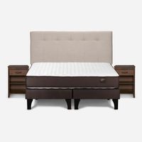 Cama Europea King Ergo + Respaldo