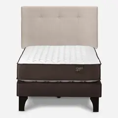 ROSEN - Cama Europea Ergo T 1 Plaza + Respaldo