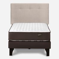 Cama Europea Ergo T 1.5 Plazas + Respaldo