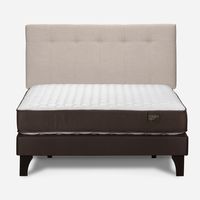 Cama Europea 2 Plazas Ergo + Respaldo