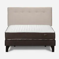 ROSEN - Cama Europea 2 Plazas Ergo + Respaldo