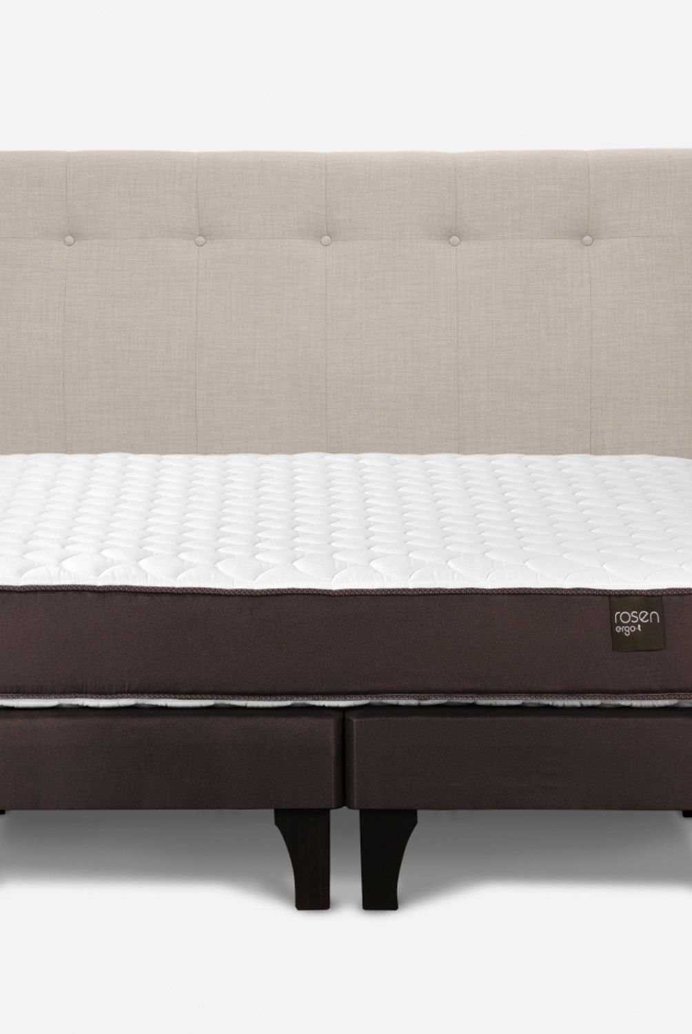 ROSEN - Cama Europea Ergo T King + Respaldo Rosen