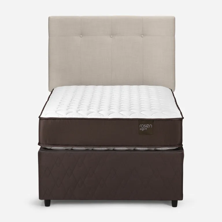 Cama Nido New Ergo T 1.5 plazas x 2.00 mt + Respaldo