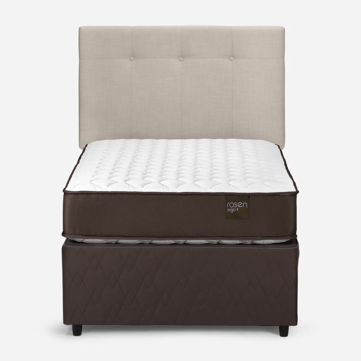 ROSEN - Diván New Ergo T 1.5 Plazas x 2.00 mt + Respaldo Rosen