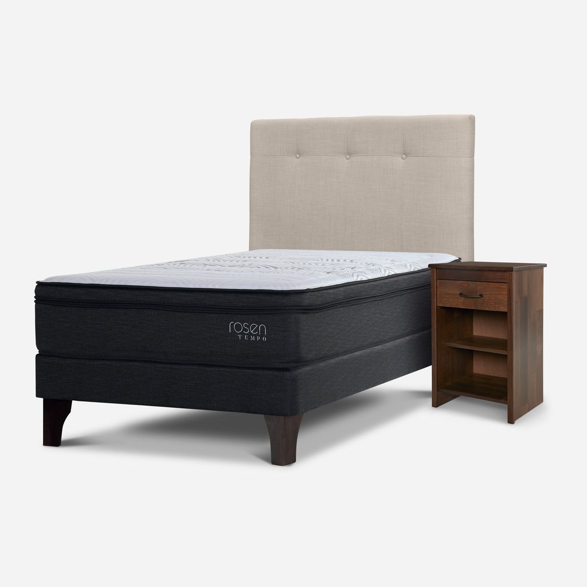 ROSEN - Cama Europea Tempo 1.5 Plazas Rosen