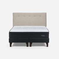Cama Europea Tempo King + Respaldo