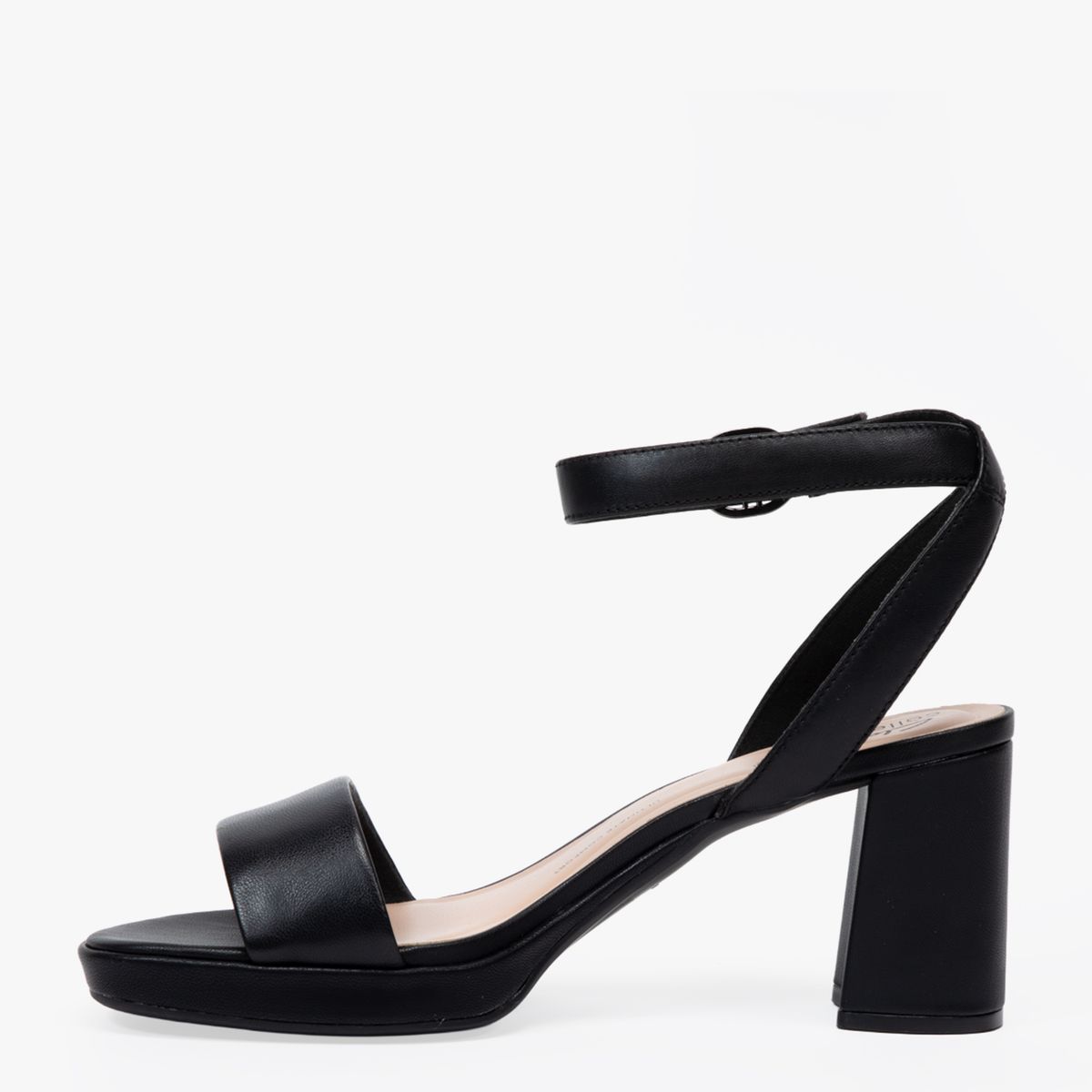 CLARKS - Sandalia Mujer Cuero Negro Clarks