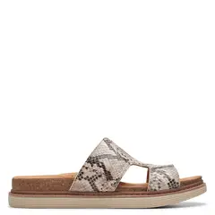 CLARKS - Sandalia Mujer Cuero Beige