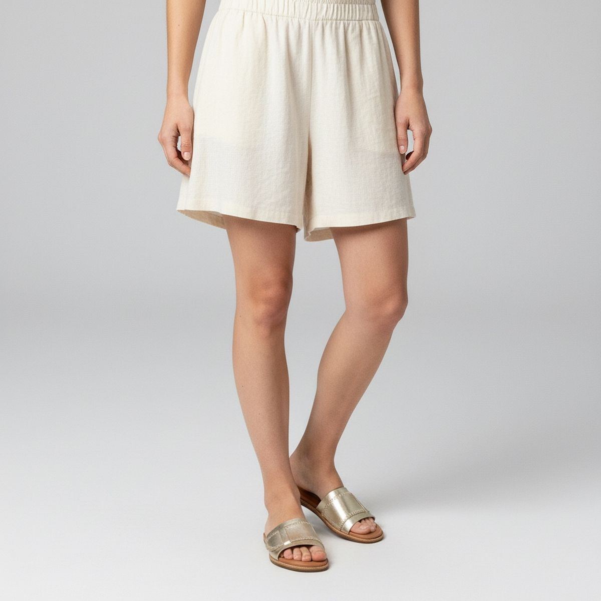 CLARKS - Sandalia Mujer Cuero Dorado Clarks