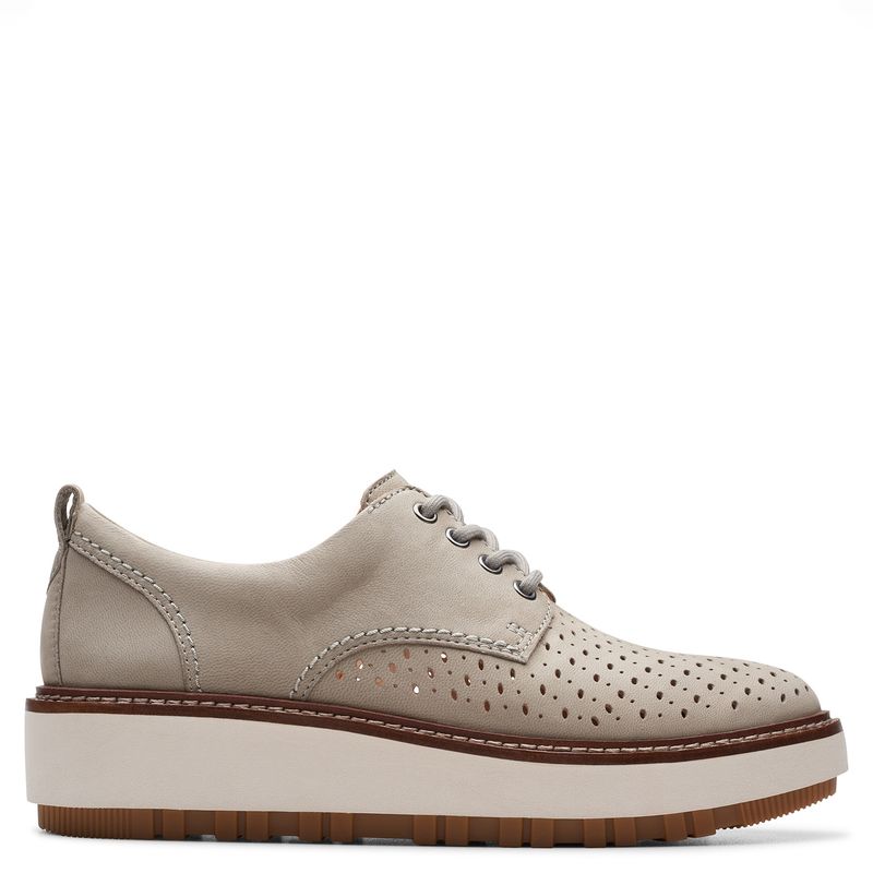 CLARKS - Zapato Casual Mujer Cuero Beige Clarks