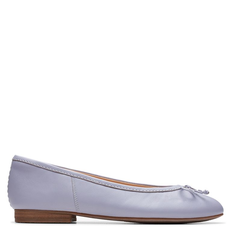 CLARKS Zapato Casual Mujer Cuero Lila