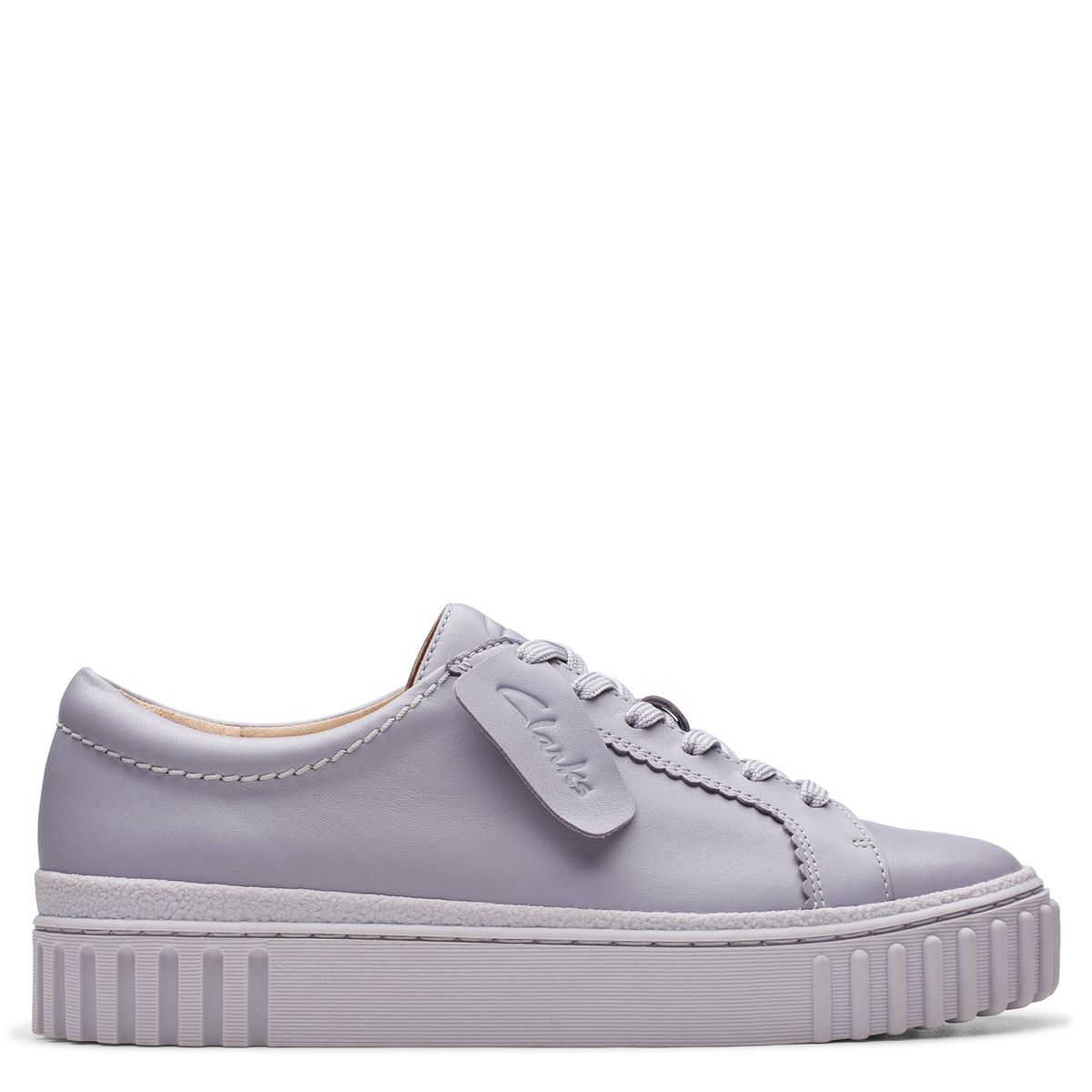 CLARKS - Zapato Casual Mujer Cuero Lila Clarks