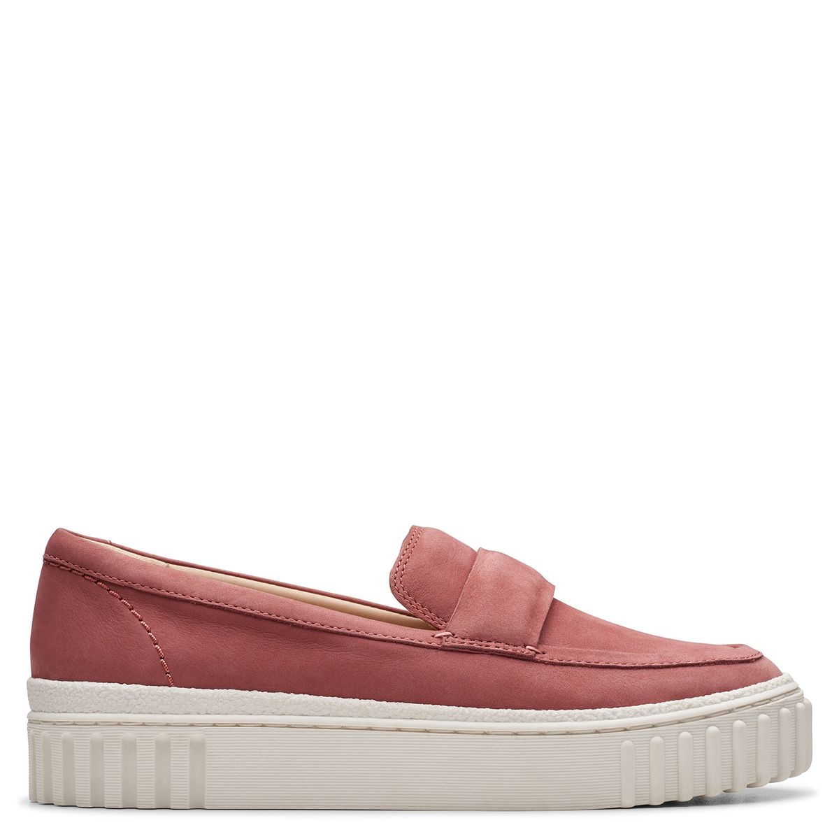 CLARKS - Zapato Casual Mujer Cuero Rosado Clarks