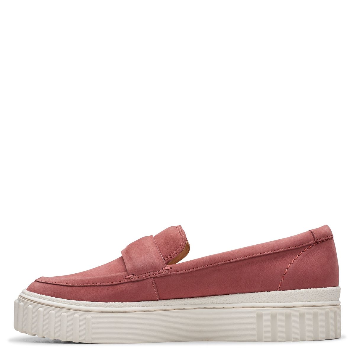 CLARKS - Zapato Casual Mujer Cuero Rosado Clarks