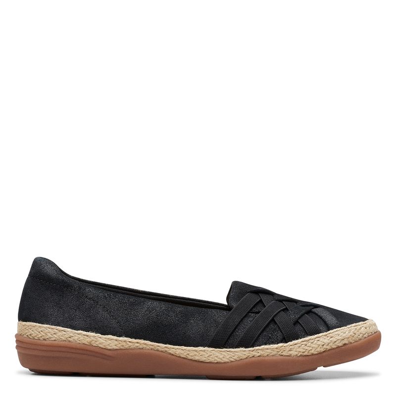 CLARKS - Zapato Casual Mujer Cuero Negro Clarks
