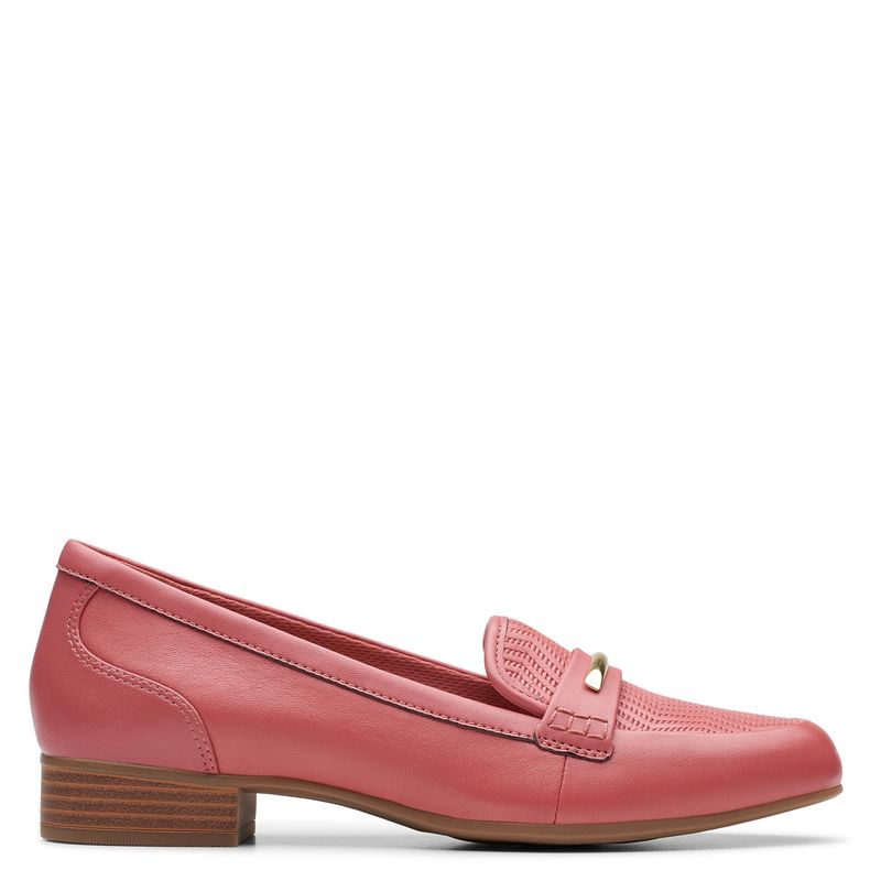 CLARKS - Zapato Casual Mujer Cuero Rosado Clarks