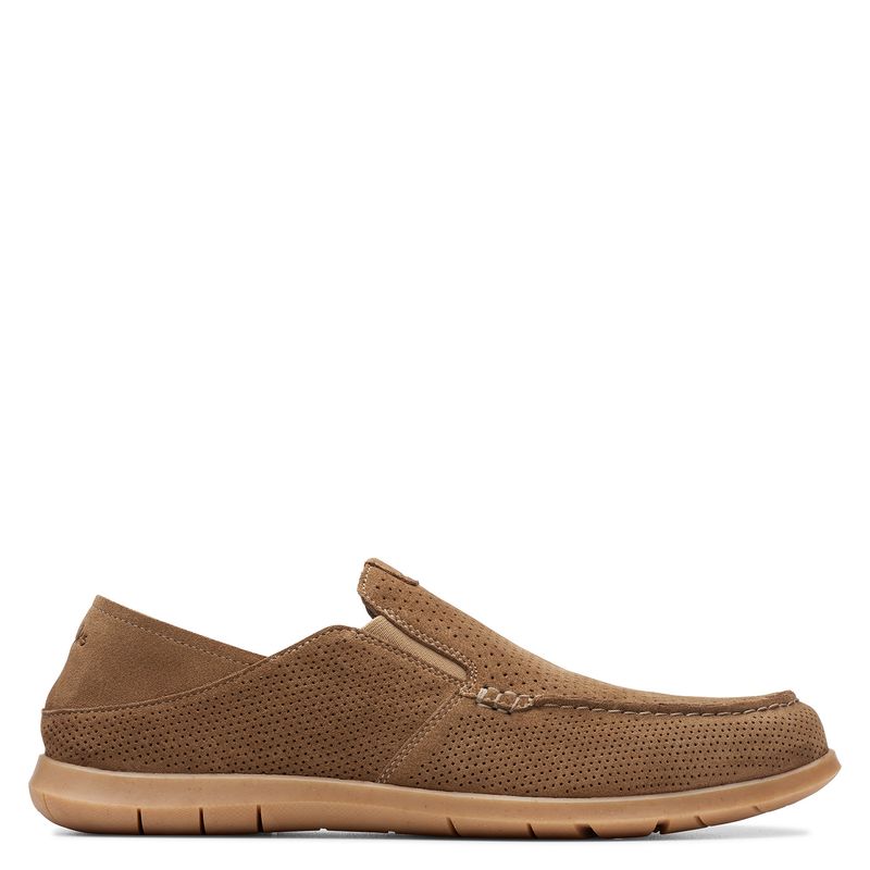 CLARKS - Mocasín Hombre Café Clarks