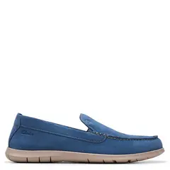 CLARKS - Mocasín Hombre Azul