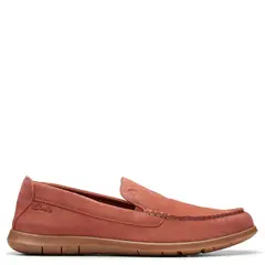 CLARKS - Mocasín Hombre Rojo