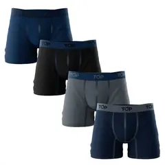 TOP - Pack De 4 Boxer De Algodón Hombre