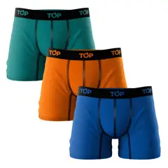TOP - Pack De 3 Boxers Mucrofibra Hombre