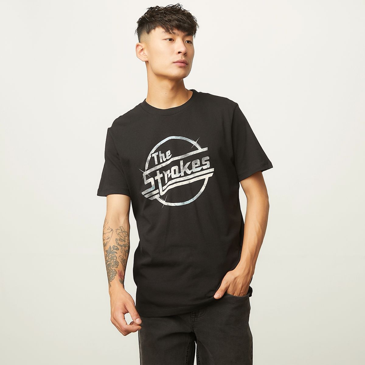 JACK&JONES - Polera Estampada Algodón Hombre Manga Corta Jack&Jones