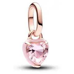 PANDORA - Charm Mini Colgante Me Corazón Chakra Rosa Mujer