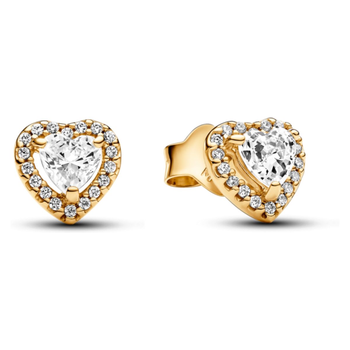 PANDORA - Aros Corazón Elevado Mujer Pandora