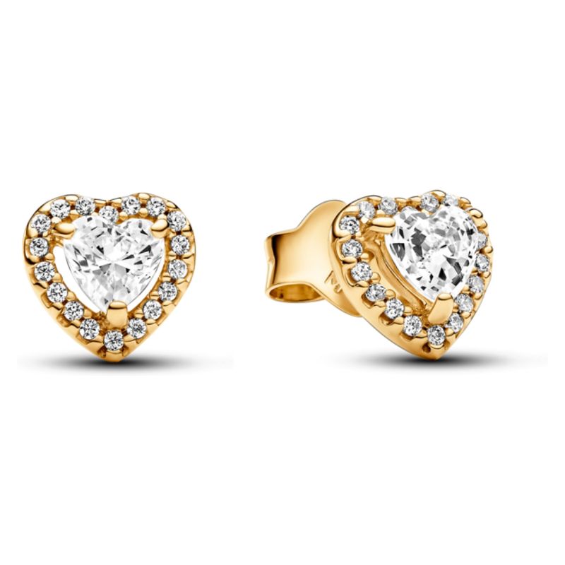 PANDORA - Aros Corazón Elevado Mujer Pandora